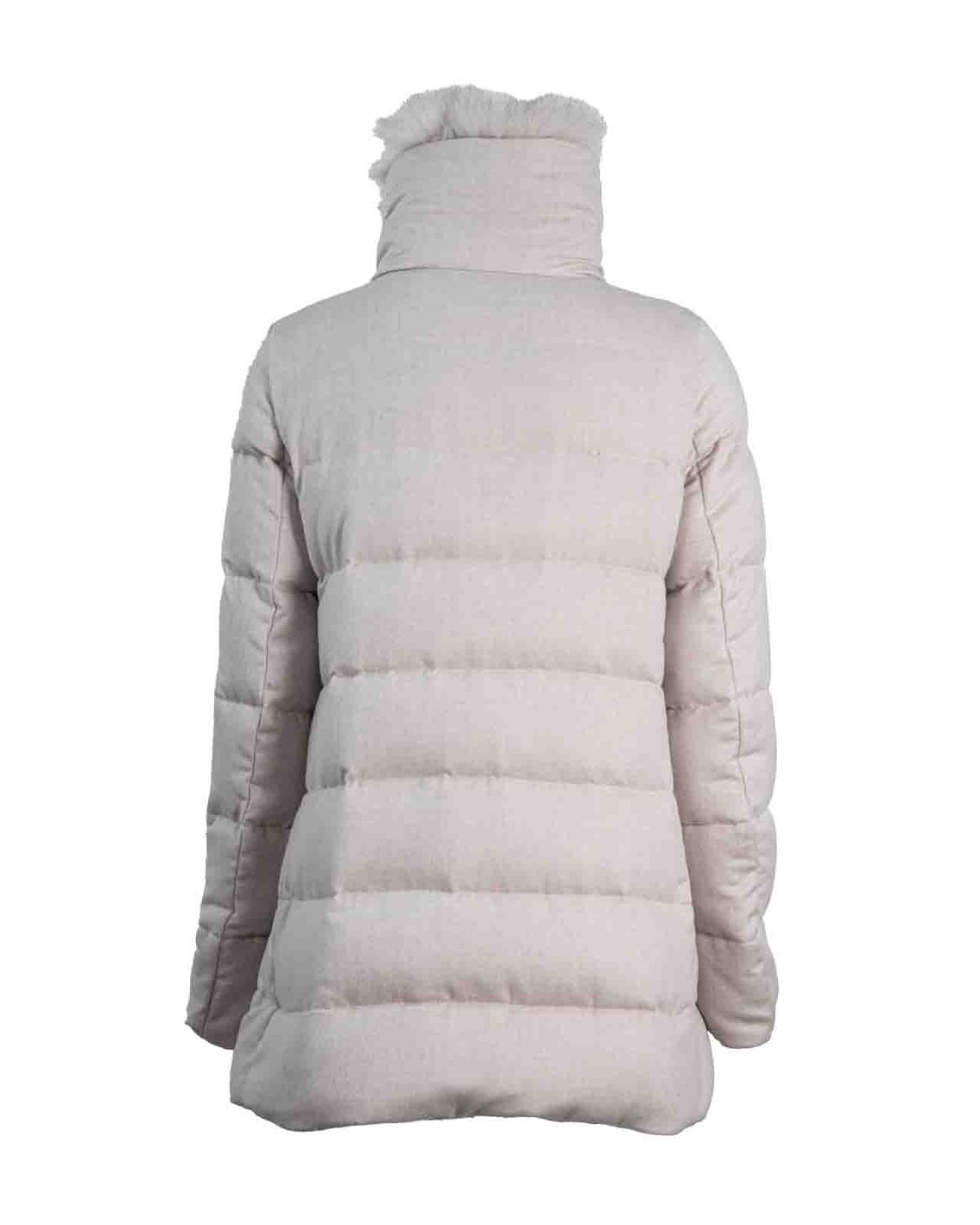 shop MOORER  Piumino: Moorer piumino "Dorado".
Collo alto.
Maniche lunghe.
Collo con pelliccia.
Chiusura con zip con doppio cursore.
Tasche a filo con zip.
Composizione: 90% Lana 10% Cashmere.
Composizione pelliccia: 100% Volpe.
Fabbricato in Italia.. DORADO 300004-U0215 number 7254246